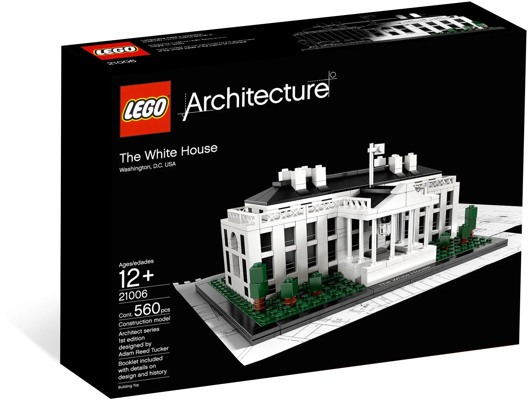 Landmark architecture: White House 乐高 LEGO 21006 image 4