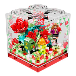 An inspirational box: roses. Love is throbbing
