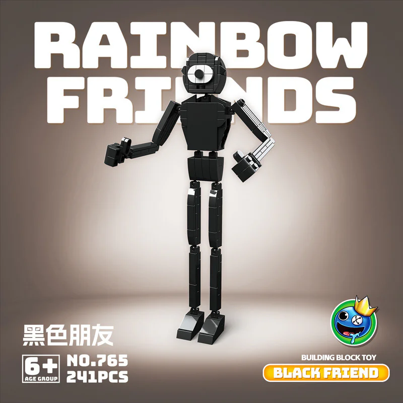 Rainbow Friend: Black Friend 人仔马 RENZAIMA 765