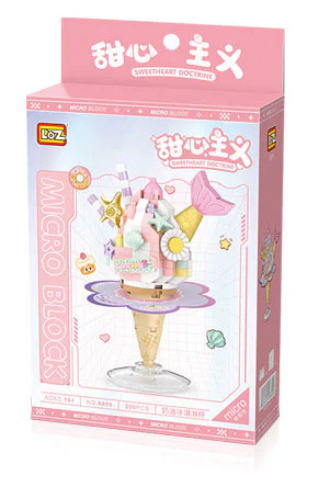 Sweatism: cream ice cream cups 俐智LOZ 8809 image 1