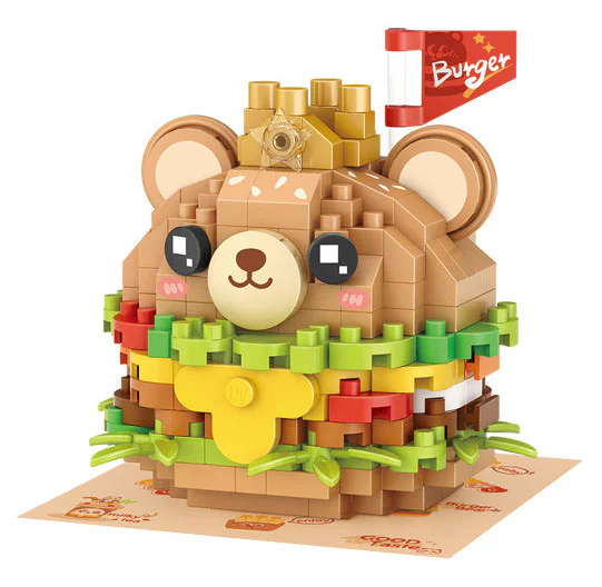 Sweatism: Bear Burger 俐智LOZ 8812