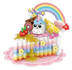 Sweatism: Rainbow 1,000-storey cake