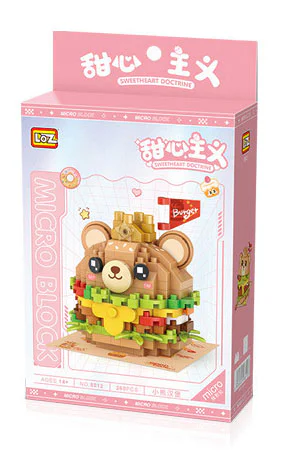 Sweatism: Bear Burger 俐智LOZ 8812 image 1