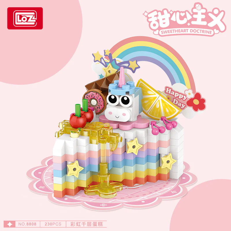 Sweatism: Rainbow 1,000-storey cake 俐智LOZ 8808 image 2