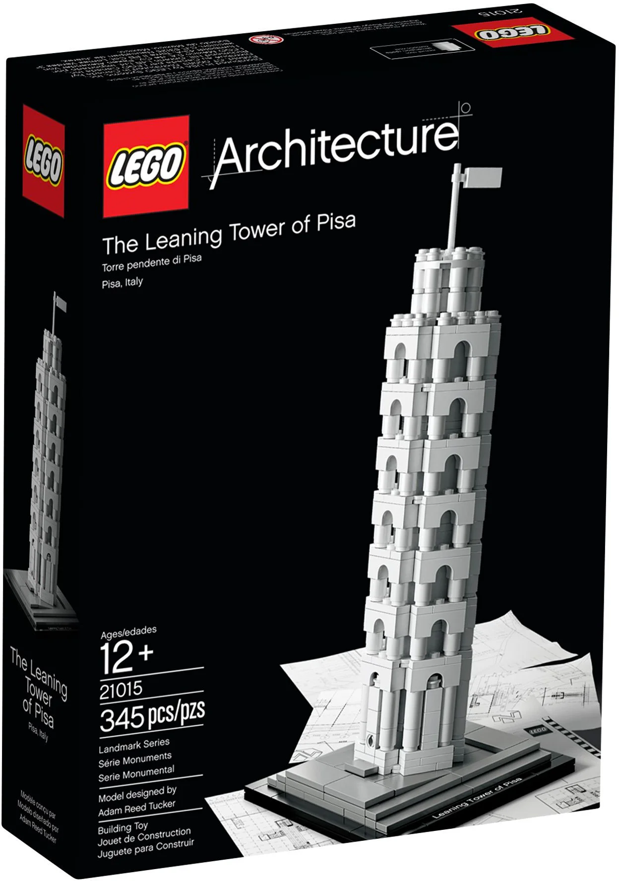 Landmark building: Leaning Tower of Pisa 乐高 LEGO 21015 image 1