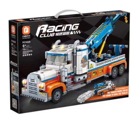 Truck, road 方橙积木 Forange FC1618 image 1