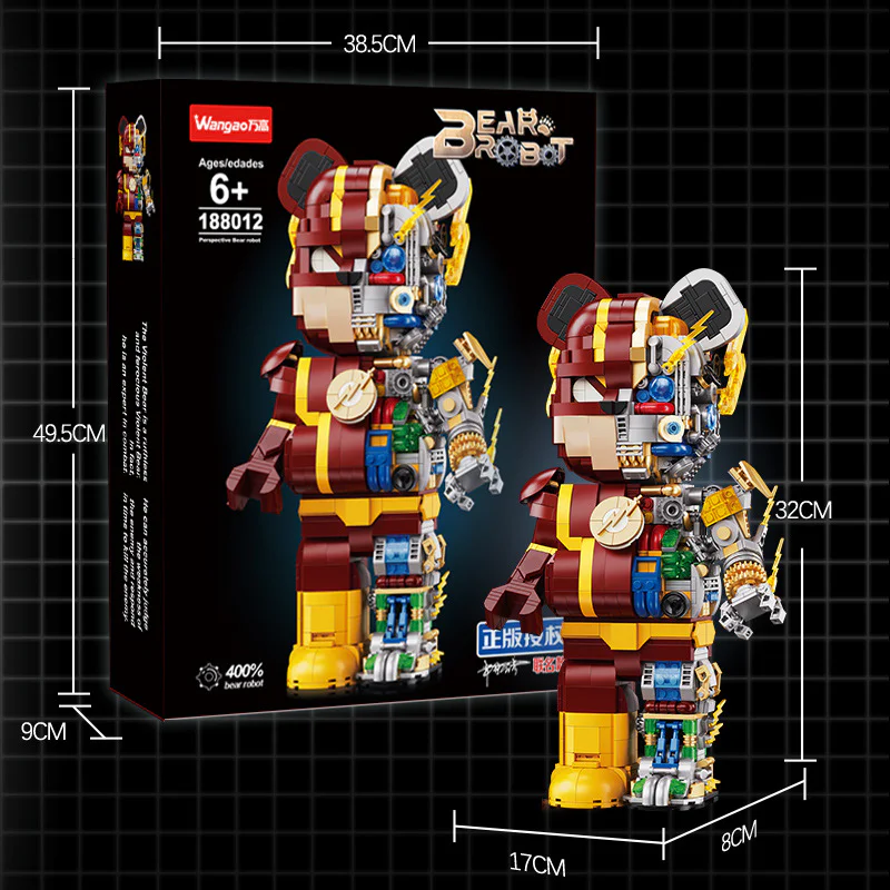 Flash Machine Bear 400% 万高Wangao 188012 image 1