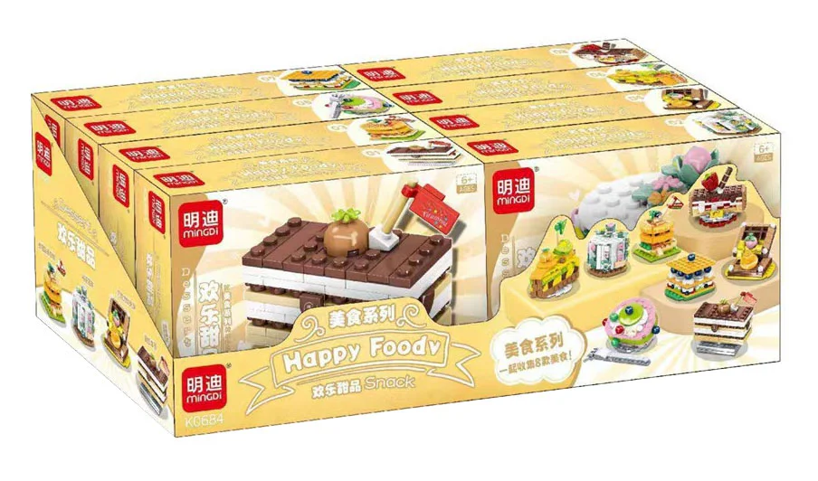 Tastes: 8 Tiramisu, twilight cakes, honey grotesque waffles, chocolate waffles, tea and strawberries and Swiss rolls, lemon and honey cakes, shisenalons, strawberry chocolate cakes 明迪 minGDi/磊宝 LEIBAO K0684