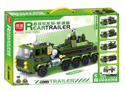 The green side of the trailer