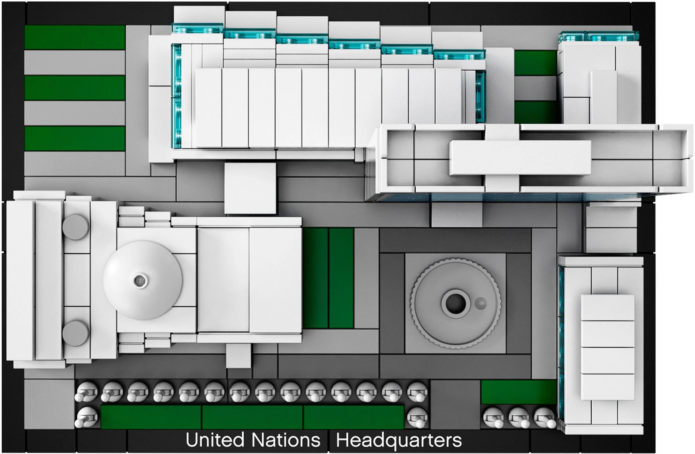 Landmark architecture: United Nations Headquarters 乐高 LEGO 21018 image 3