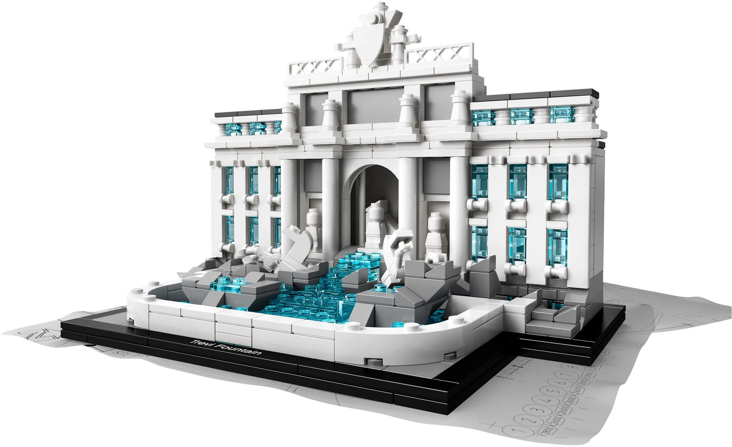 Landmark Building: The Roman Fountain of Wishes 恒三和 HSANHE/咔扣 CACO 6374