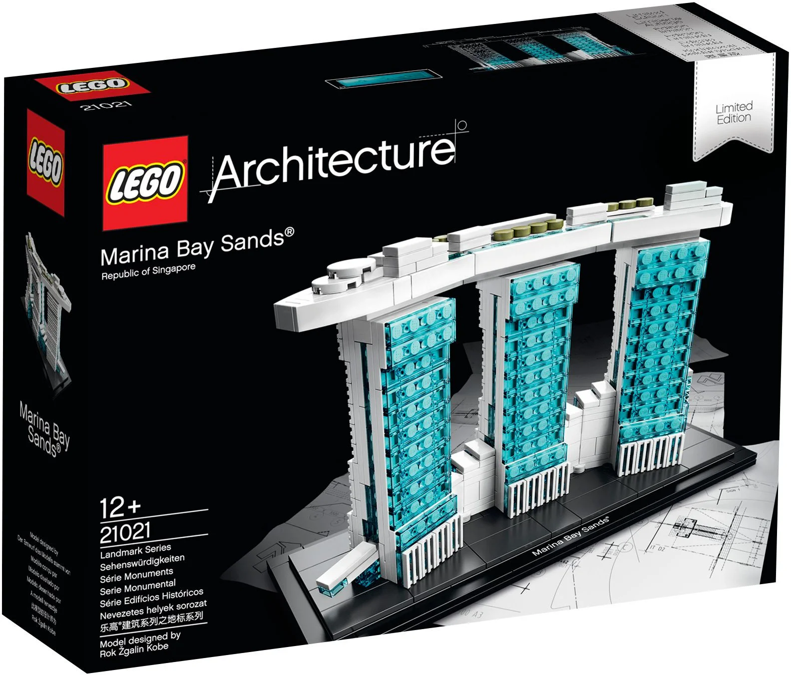 Architectural: Golden Sand Hotel in Bay 乐高 LEGO 21021 image 1