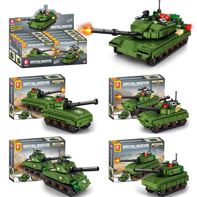 SURVIVAL WAR: M1A2 MAIN BATTLE TANK 4 森宝 SEMBO 2917 image 2