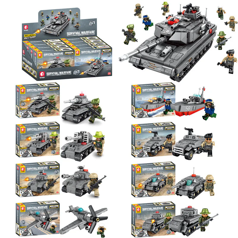 SURVIVAL WAR: LEOPARD 2A7 MAIN BATTLE TANK 8 森宝 SEMBO 2938 image 5