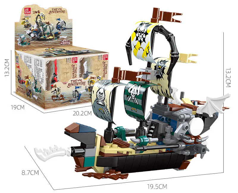 Combined Pirate Ship, 6th Section 杰星 JIESTAR 59222 image 1
