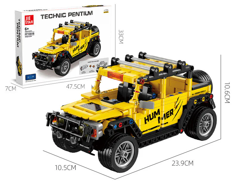 Mechanical running: Hummer Land Cruiser 杰星 JIESTAR FF10018 image 2
