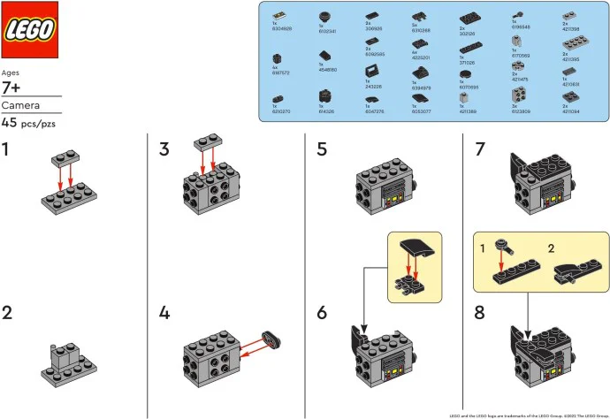 Camera 乐高 LEGO CAMERA