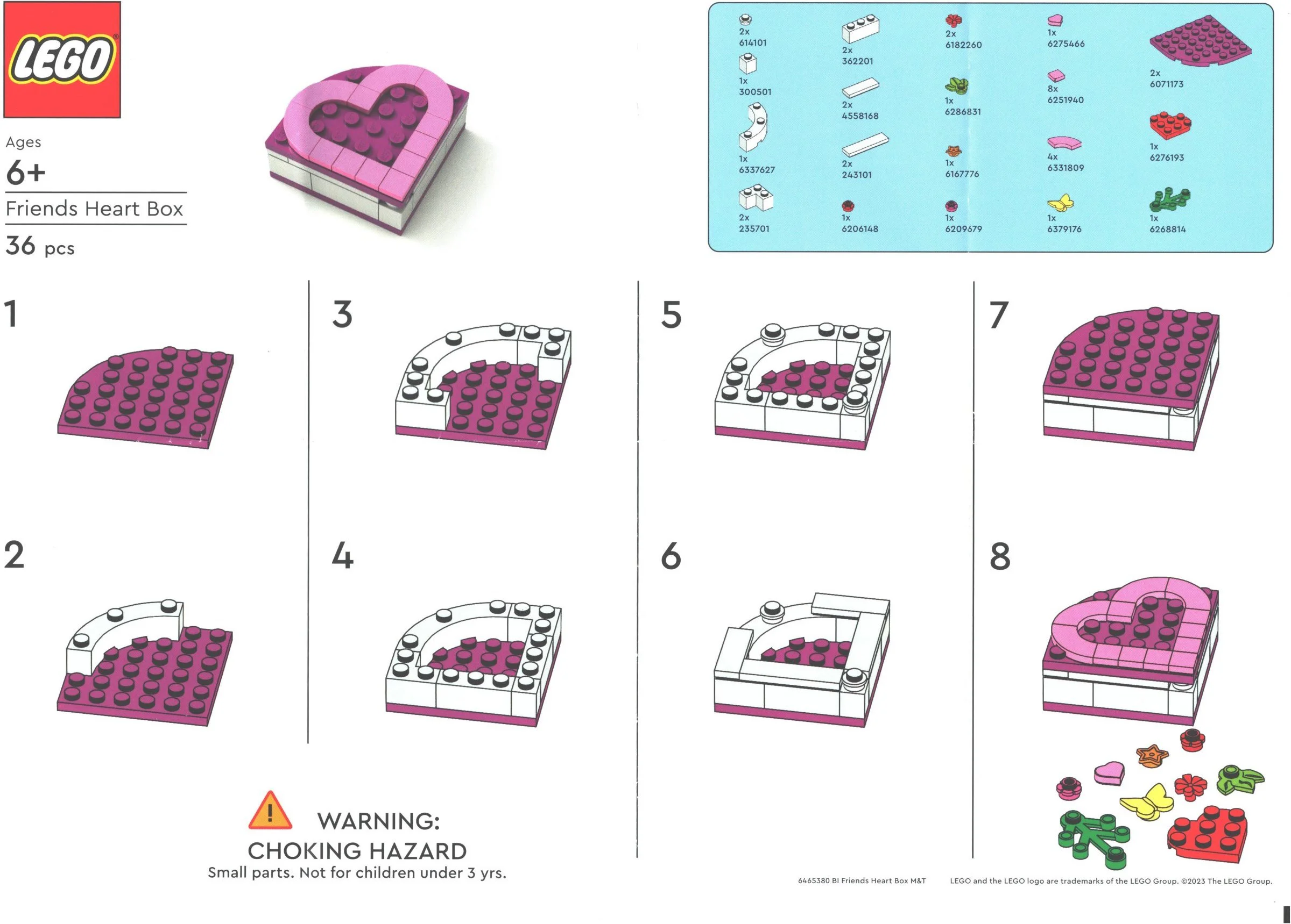 A good friend's love box 乐高 LEGO 6465380 image 1