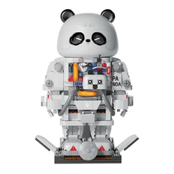 Plan: Panda astronaut taps the lights