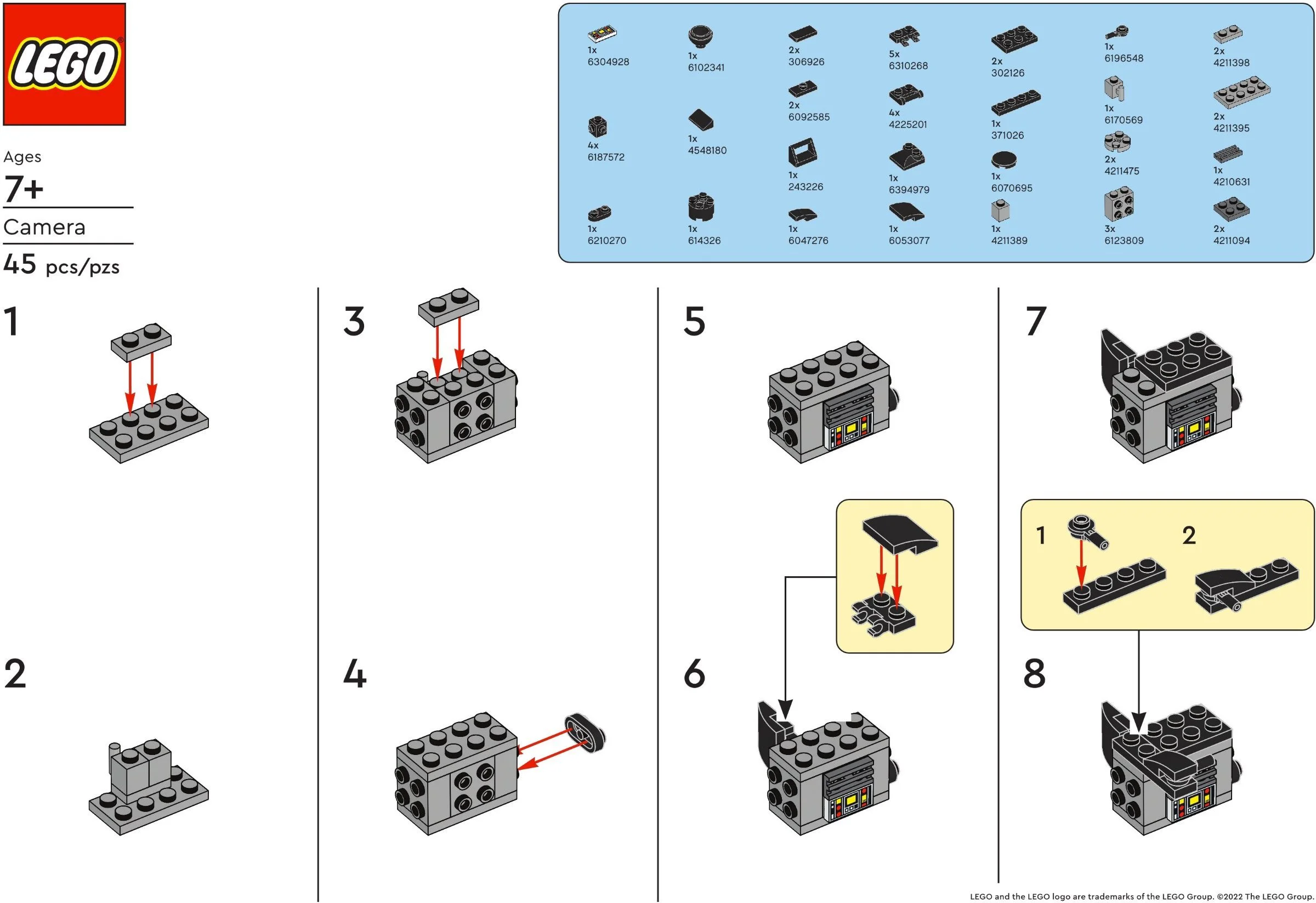 Camera 乐高 LEGO CAMERA image 1