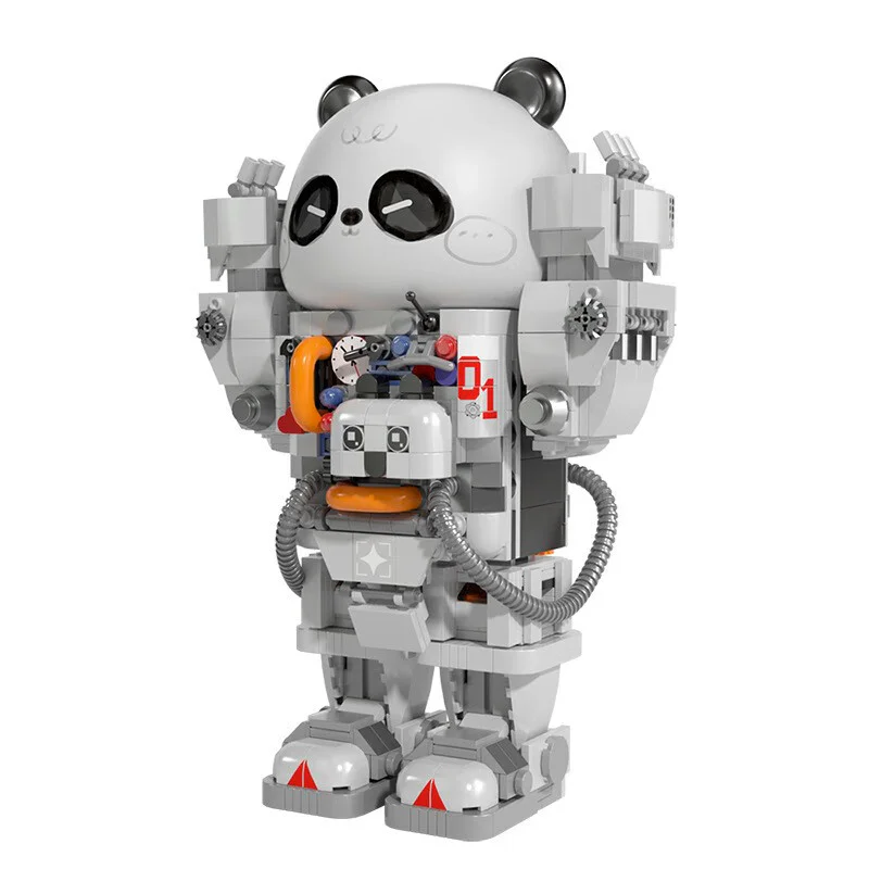 Plan: Panda astronaut taps the lights K盒子/棱锐模型 R3010 image 2