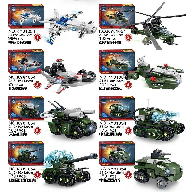 Lines of fire, staged Astronomical Tank, Red Guard 开智 KAZI/高博乐 GBL KY81054 image 1