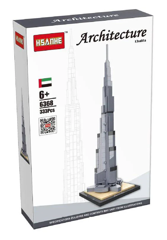 Landmark building: Burj Khalifa in Dubai. 恒三和 HSANHE/咔扣 CACO 6368 image 3
