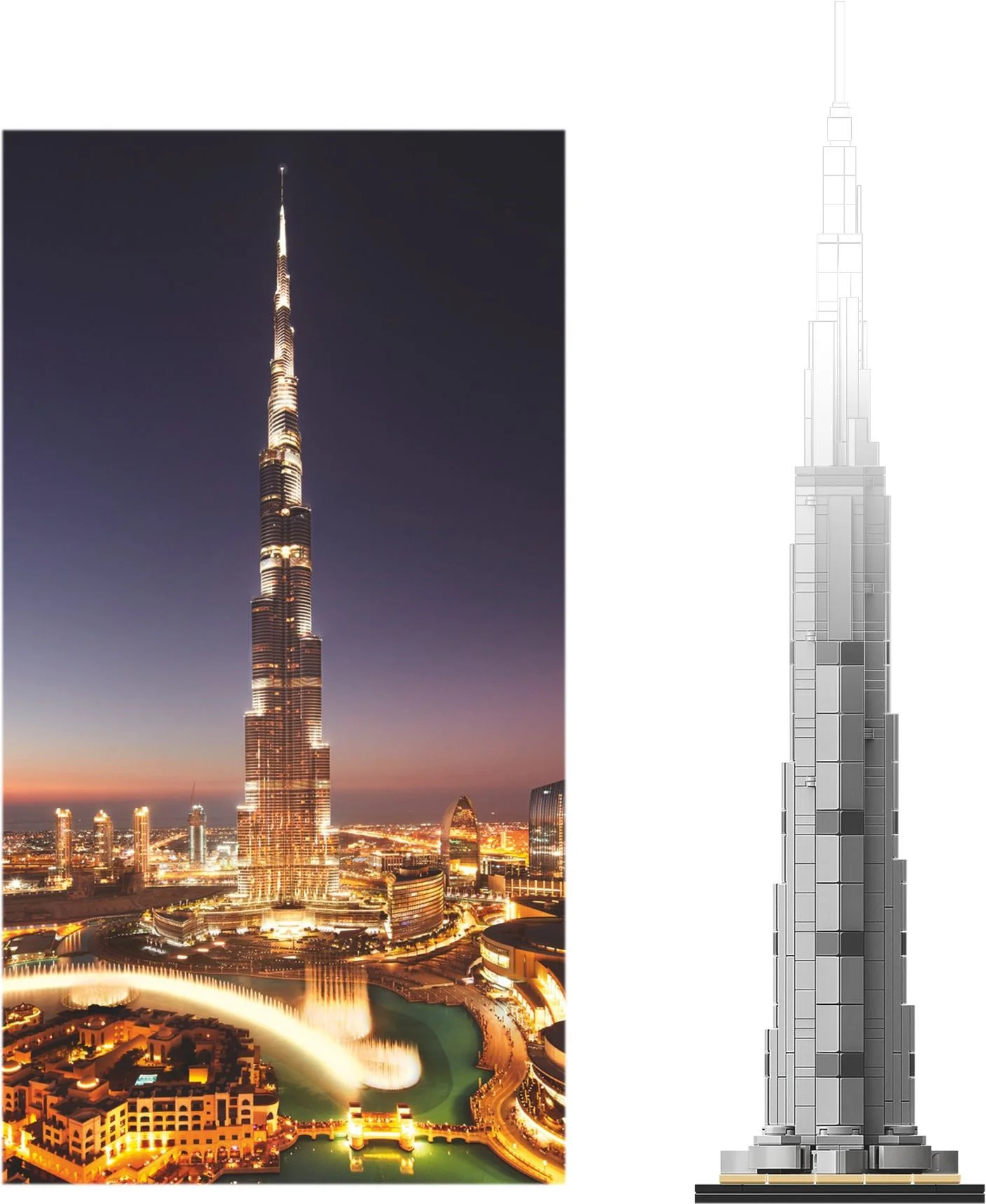 Landmark building: Burj Khalifa in Dubai. 恒三和 HSANHE/咔扣 CACO 6368 image 5