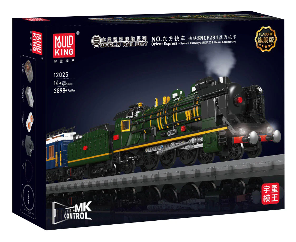 EAST EXPRESS, FRENCH SNCF231 STEAM ENGINE 宇星模王 MOULDKING 12025 image 1