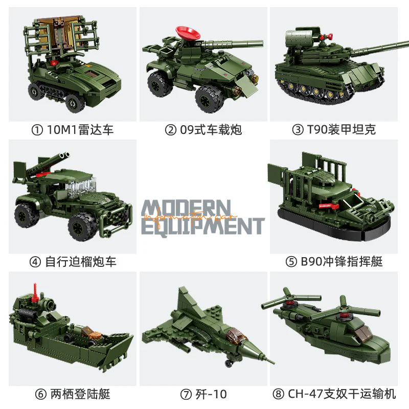 MODERN EQUIPMENT: ARMOUR-S1 ARTILLERY VAN 开智 KAZI/高博乐 GBL KY84155 image 1