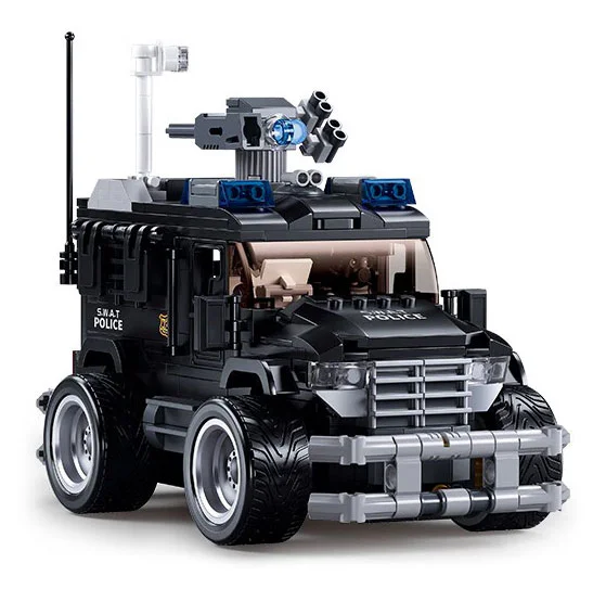 SWAT Tiger assault vehicle 小鲁班 Sluban M38-B1156