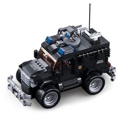SWAT Tiger assault vehicle 小鲁班 Sluban M38-B1156 image 1