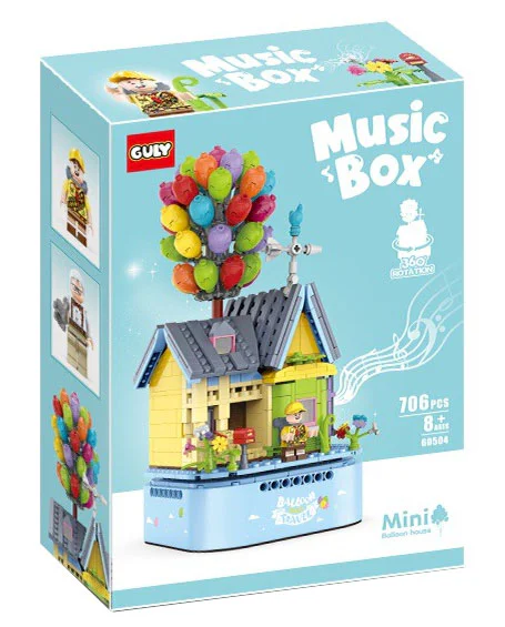 Balloon House Music Box 古励GULY 60504 image 1