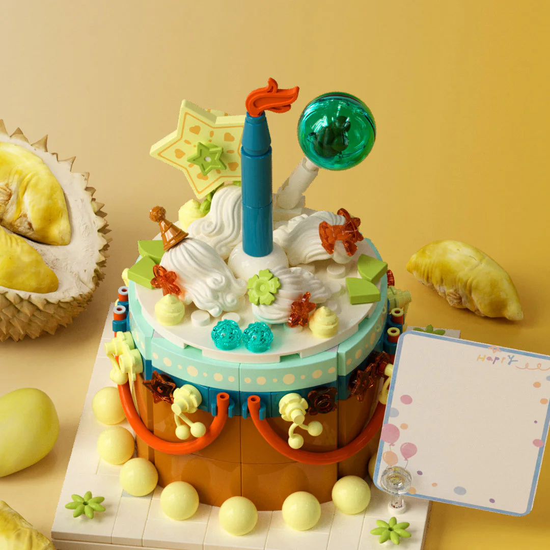 The durian fairy cake 佳奇积木 JAKI JK5638 image 1