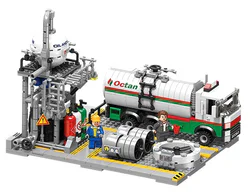 Chemical plant: gas transport station