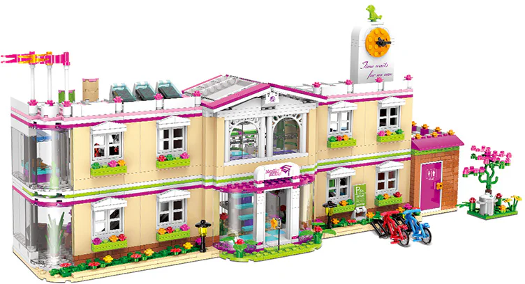 Urban girls: happy school buildings 星堡 XINGBAO XB-12001