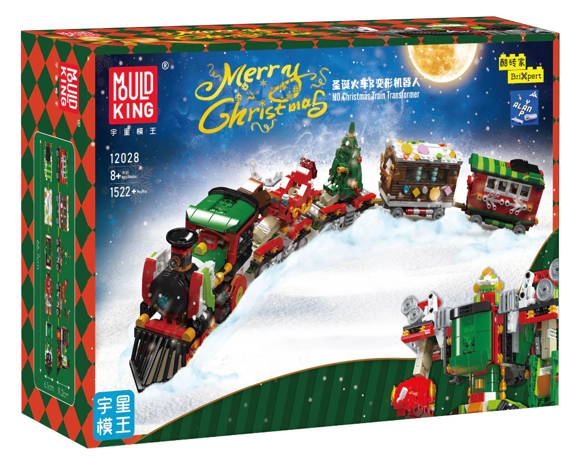 Christmas train deformation robot 宇星模王 MOULDKING 12028 image 1