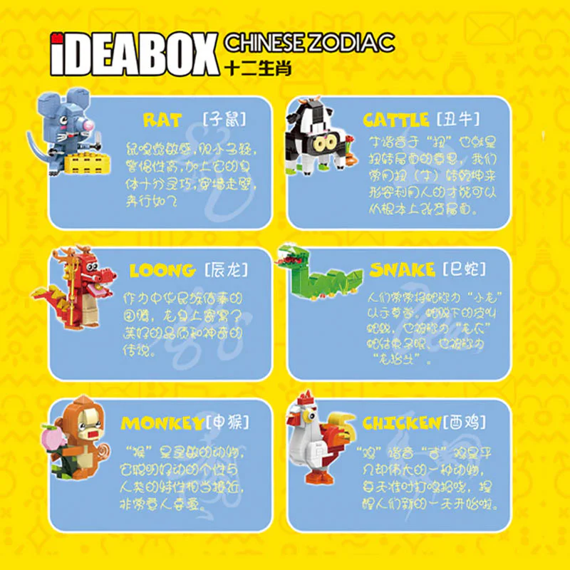 IDEABOX: Twelve Zodiac Animals 星堡 XINGBAO XB-18004 image 5