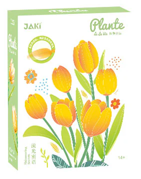 Plant log: Monnet tulips, two radiant whispers, moonlight princess 佳奇积木 JAKI JK29311 image 5