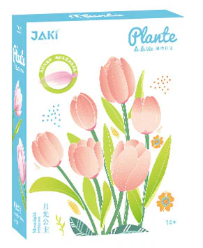 Plant log: Monnet tulips, two radiant whispers, moonlight princess 佳奇积木 JAKI JK29311 image 6