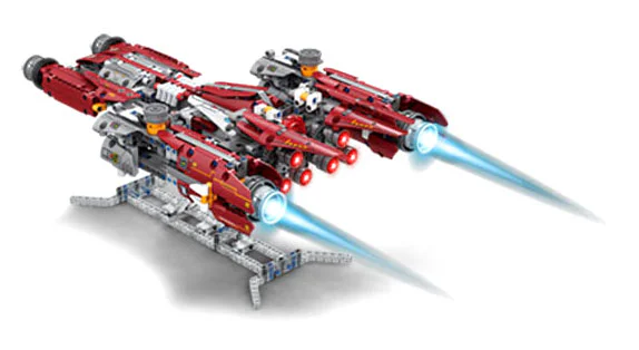 COSMOS ADVENTURERS FLEET: DISTORTION ALIEN SHIP BZ-1 开智 KAZI/高博乐 GBL KY1109 image 3