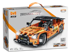 Orange recovery vehicle