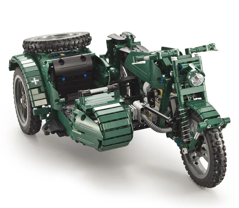 World War II military motorcycle 咔搭 CaDA/双鹰 DoubleE C51021 image 1