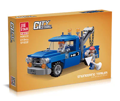 Global city: engineering trailer 杰星 JIESTAR 51022 image 1