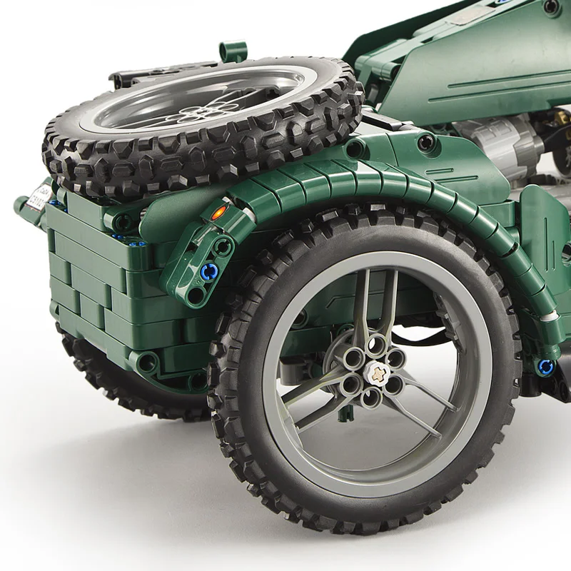 World War II military motorcycle 咔搭 CaDA/双鹰 DoubleE C51021 image 2