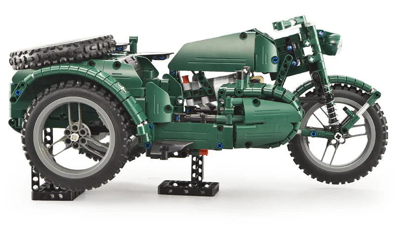 World War II military motorcycle 咔搭 CaDA/双鹰 DoubleE C51021 image 3