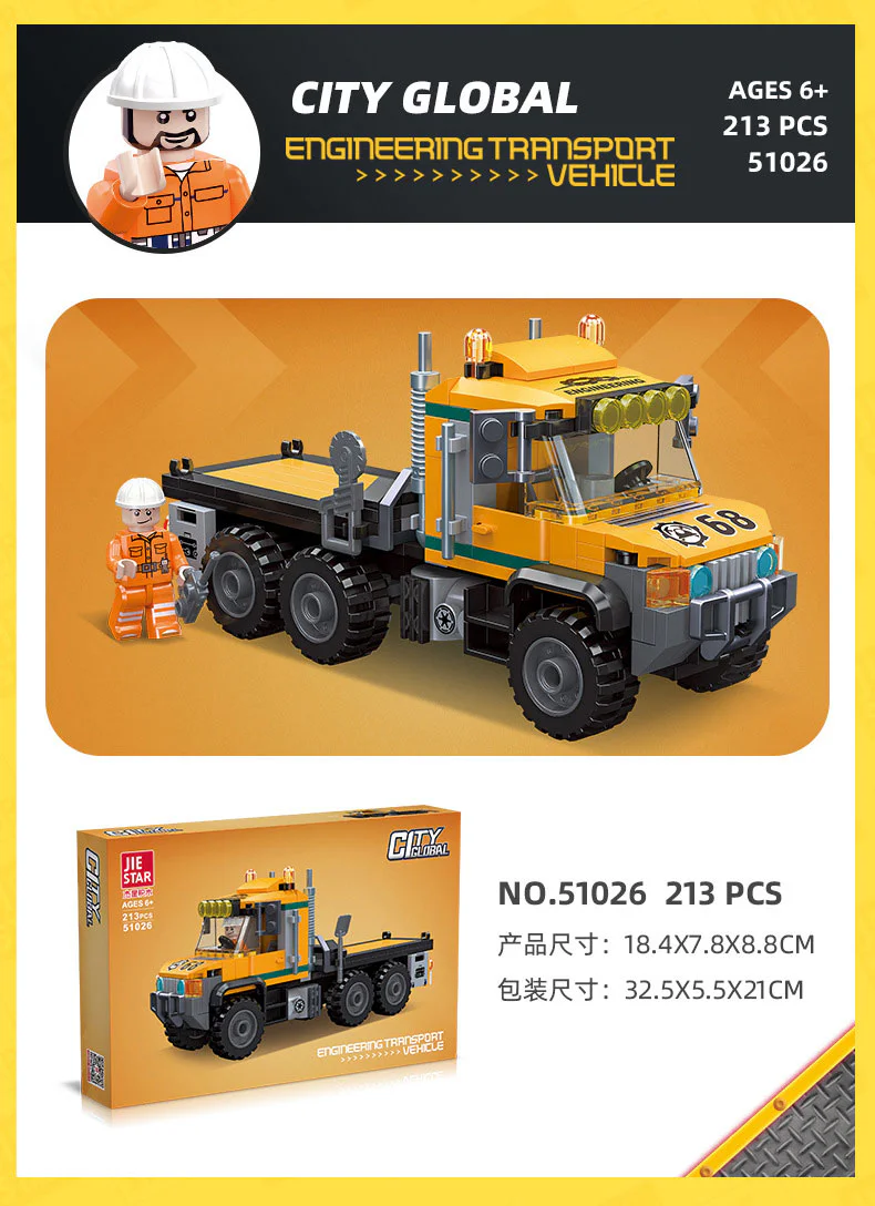 Global cities: engineering transport vehicles 杰星 JIESTAR 51026 image 2