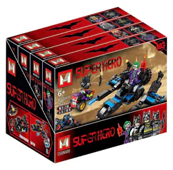 Bat Combat Vehicle Armor, 4th Section, Gotham City's pursuit of a speed jet, Nightwalker Snow Motors, City Motors, High Air Clown Tricycle