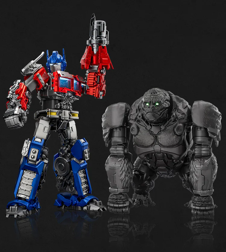 TRANSFORMING KING: GROUP B OPTIMUS OPTIMUS, EX VERSION & CAPTAIN GORILLA, BEAST MODEL & CAPTAIN GORILLA, NIGHT EDITION 布鲁可 BLOKS 71147 image 3