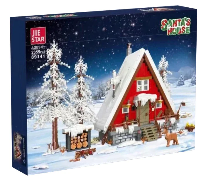 Creative street view: Santa's cabin 杰星 JIESTAR 89141 image 2